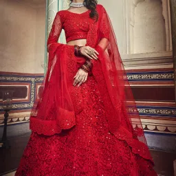 Embroidered Semi Stitched Lehenga Choli-image-27