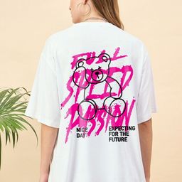 Mast & Harbour Men Printed Drop-Shoulder Sleeves Bio Finish Applique T-shirt-image-49