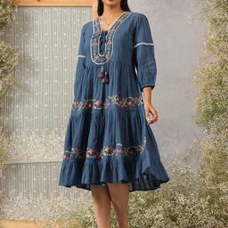 Lakshita Women Blue Dresses-picture-10