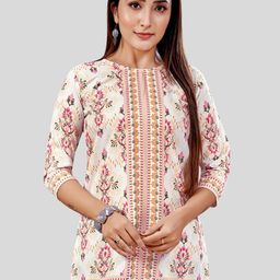 Saree Swarg Ethnic Motifs Printed Regular A-Line Kurti-picture-15