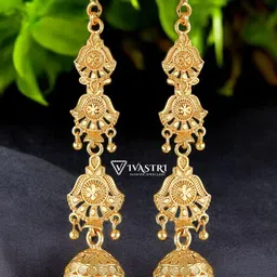 VIVASTRI Gold-Toned Alloy Earrings-56