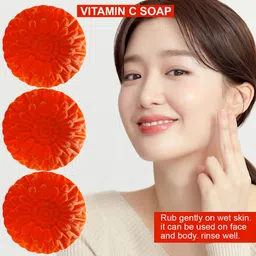 GROOVY Set Of 3 Apricot Adventure Vitamin C Bath Bar- 100 g Each-97