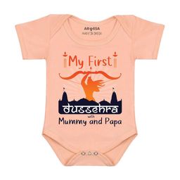 Arvesa My First Navratri Printed Bodysuit-image-27
