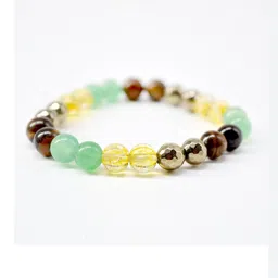 Divine souvenirs Unisex Artificial Beaded Elasticated Bracelet-49