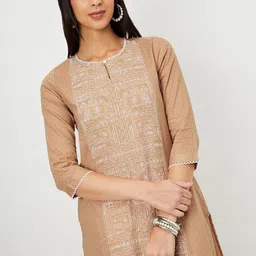 max Women Ethnic Motifs Printed Round Neck Kurtis-picture-46