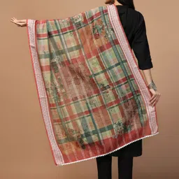 Kaizen TEXO FAB Ethnic Motifs Printed Dupatta image 3