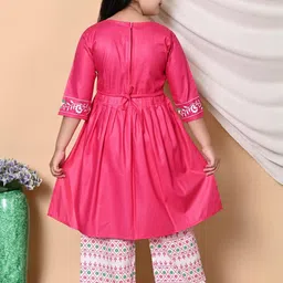 ITC FASHION Pink Polyester Dresses-53