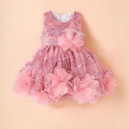 Hopscotch Girls BLENDED Fit & Flare Dresses-picture-48