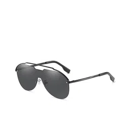 AUGEN Unisex Half Rim Shield Sunglasses with UV Protected Lens VI-SG-217-C1-image-95