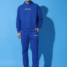 GRIFFEL Men Printed Hooded Tracksuits-picture-25