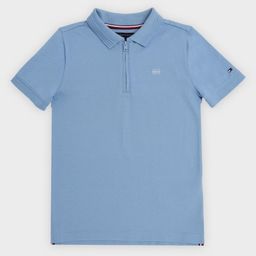 Tommy Hilfiger Boys Polo Collar Regular Fit Cotton T-shirt-picture-47