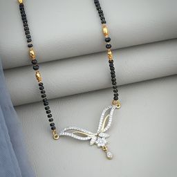 Wynona Stone Studded & Beaded Mangalsutra-image-71