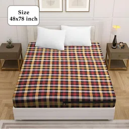 Star Weaves Black Cotton Dust Mite Barrier Mattress Protector-41