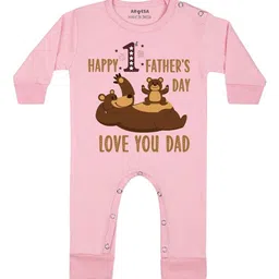 Arvesa Happy Father Days Printed Bodysuit-image-40