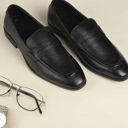 Metro Men Formal Leather Loafers-picture-4