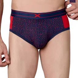 FRENCHIE Men Pack Of 2 Printed Anti Bacterial Basic Briefs FR-MI-BF-LIT-1X5-ADRED-S-PO2-image-78