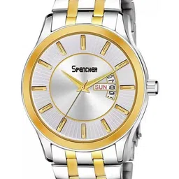 SPENCHER Men Stainless Steel Straps Round Multi Function Analogue Watch SMW 16277-75