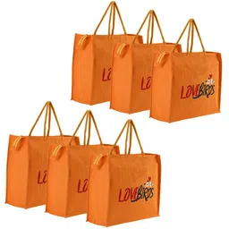 Kuber Industries Printed Shopper Tote Bag with Tasselled-29