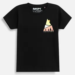 RASPY Boys Pack of 3 Graphic Printed Round Neck Cotton T-shirts-picture-9