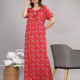 9shines Label Embroidered Maxi Nightdress-picture-16