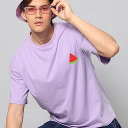 Besick Men Printed Cotton Oversized Tshirt-image-81