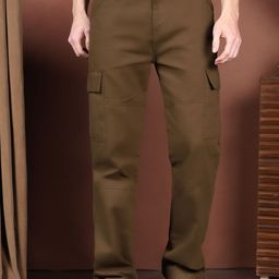 Stylecast X Kotty Men Relaxed Fit Cotton Cargos-image-84