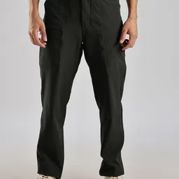 NEVER NEUD Men Structured Adventure Cargo, Imported Viscose, Fixed Waist with Button-17