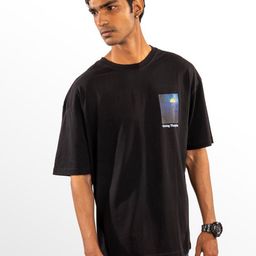 Eszett Men Graphic Printed Round Neck Cotton Oversized T-shirt-image-34
