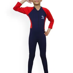Aqua Holic Boys Colourblocked Legsuit-image-18