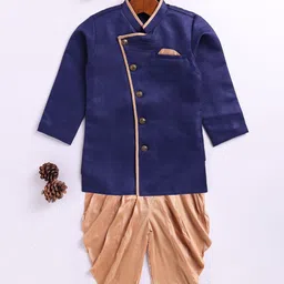JBN Creation Mandain Collar Boy Sherwani-50