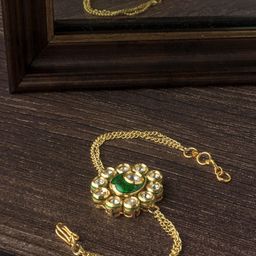 vivinia BY VIDHI MEHRA Gold Plated Wraparound Bracelet-image-42