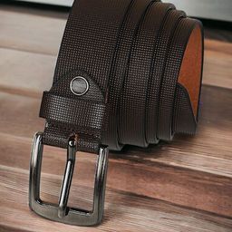 Provogue Men Textured Leather Formal Belt-picture-30