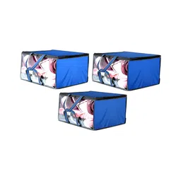 Stylista Blue Set of 3 Water Resistant Core Organisers-18