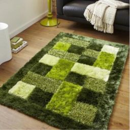 Green, Light Green Polyester Runner-10