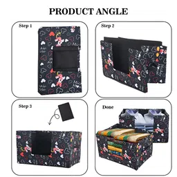 Aura Black Set of 1 Regular Drawer Organiser Organisers image 3
