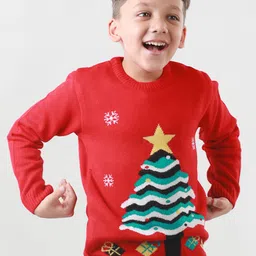 KNITCO Unisex Kids Pullover with Applique Detail-picture-19