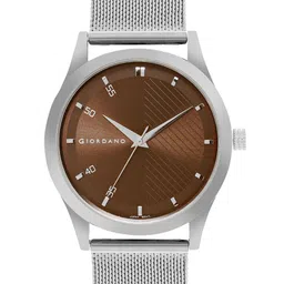 GIORDANO Men Embellished Dial & Bracelet Style Straps Analogue Motion Powered Watch GZ-50110-33-image-68