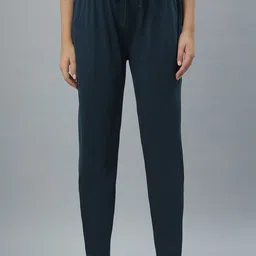 Bluenixie Mid Rise Cotton Stretchable Straight Lounge Pants-picture-17