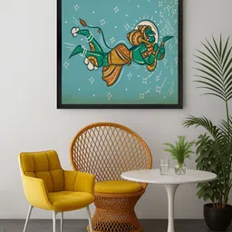 999Store Green & Brown 1 Piece Canvas Religious Wall Paintings-image-85