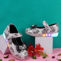 BAESD Girls Printed Ballerinas with Laser Cuts Flats-image-71