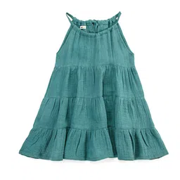 Koala Kidz Dyed Organic Cotton A-Line Dress-14