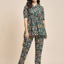 TRUVON FASHIONS Printed Tunic & Trousers Co-Ord-image-49