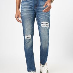SF JEANS by Pantaloons Men Slim Fit Mildly Distressed Light Fade Jeans-image-88