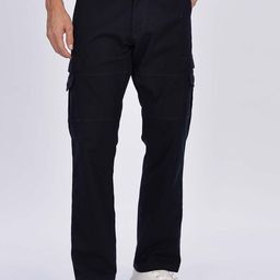 Mast & Harbour Men Loose Fit Mid-Rise Trousers-image-77