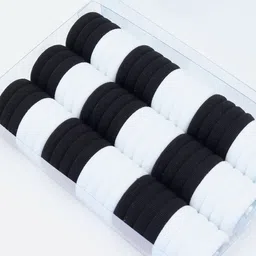 Radhya Accessories Black 66 pcs Hairties Box-image-84