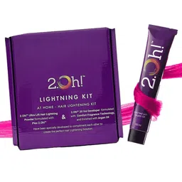 2.Oh! Semi Permanent Hair Color & Bleach Kit-250ml Shade-Lavender-42
