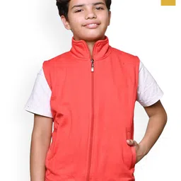 BAESD Boys Fleece Lightweight Open Front Jacket-picture-0