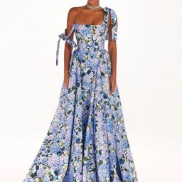 HERE&NOW Women Floral Printed Gown Maxi Dress-image-58