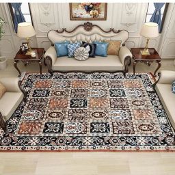 Multicolor Silk Carpet-image-34
