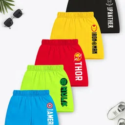 Marvel by Miss and Chief Boys Printed Avengers Shorts-23